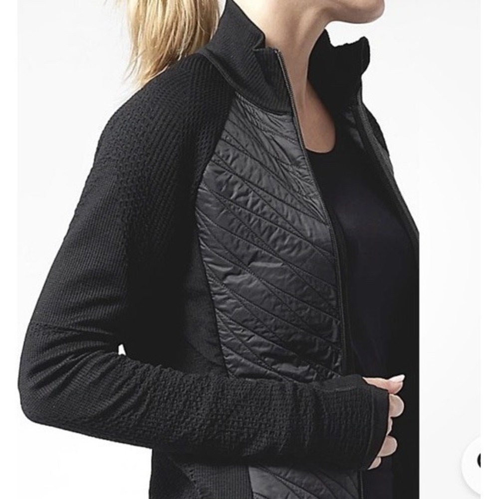 Athleta Flurry Force Insulated Primaloft Jacket II-Black-Size XXS-NWT